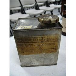 Old cannister of Oil of Almonds (88)
