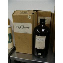 5 old 1-gallon wild cherry syrup bottles 47-1/2" tall each (88)