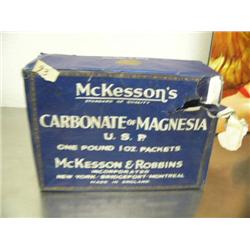 Old box of McKesson's Carbonate of Magnesia (88)