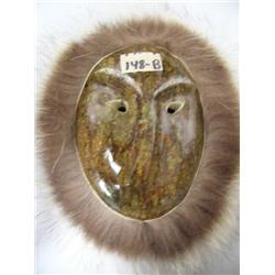 CHOICE on 2:  8 1/2" Soapstone masks by Michael Scott (2)