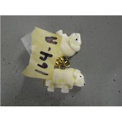 CHOICE on 6 Pairs of Earrings:  Muskox earrings by Robert Kokuluk  (2)