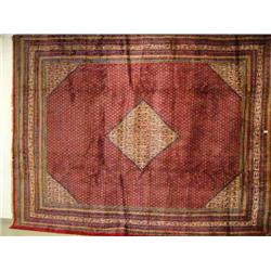 Persian rug #36004- Boteh mir, Hand Knotted in Iran, 12' 6" x 9' 8", estimated retail value $7,112 (