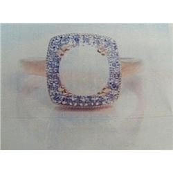 Opal and Diamond Lady's Ring 14 K yellow gold- opal is cushion-shaped Cabochon approx. 1.00 carats, 