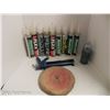 Image 2 : DECENT SIZE WOODEN BOX WITH CAULKING GUN+