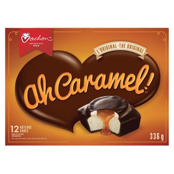 LOT OF 8 BOXES AH CARAMEL 12 CAKES 330 GR (PERFECT FOR FREEZING!)