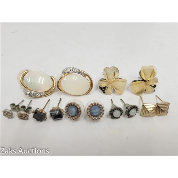 LOT OF 7 POST EARRINGS