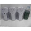 Image 1 : 3 BATTERY POWERED HAND WASHING/SANITIZING STATIONS