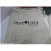 Image 2 : PURE LIVING - 12 REUSABLE ORGANIC COTTON PRODUCE BAGS