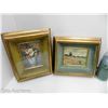 Image 2 : LOT OF 2 SHADOW BOX RENDITIONS OF FAMOUS ART