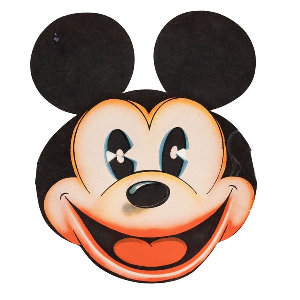 A Rare Mickey Mouse Paper Par-T-Mask.