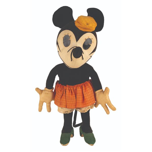 A Charlotte Clark Minnie Mouse Doll.