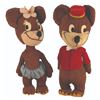Image 1 : A Pair of Charlotte Clark Bongo and Lulubelle Dolls.