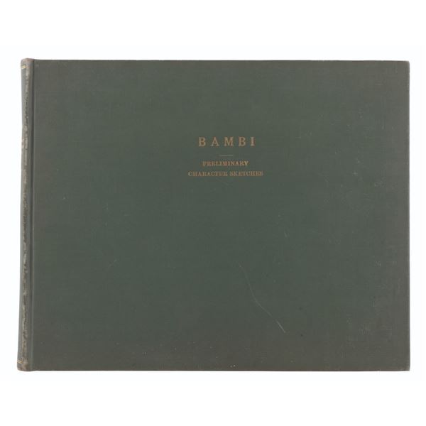 A Rare Bound Volume of Bambi Studio Model Sheets.