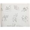 Image 2 : A Rare Bound Volume of Bambi Studio Model Sheets.