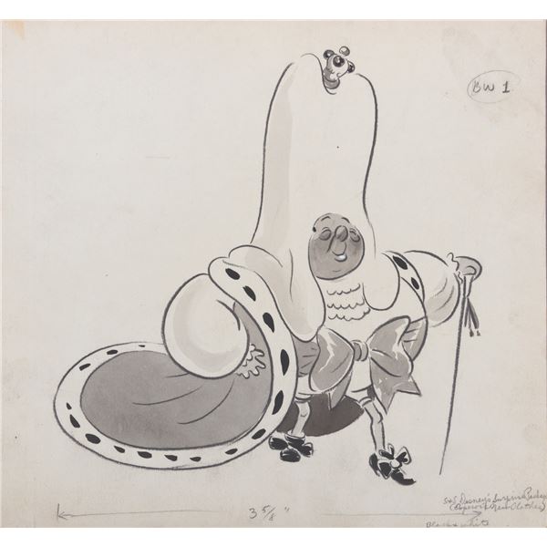 An Original Drawing from "The Emperor's New Clothes."