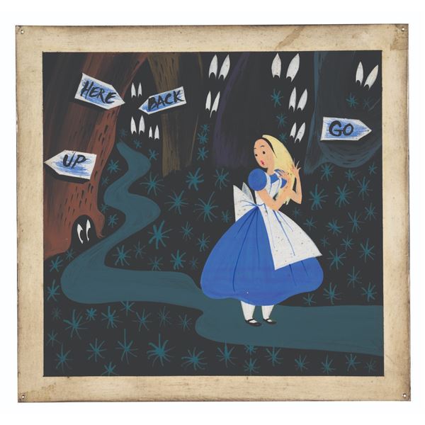 Alice in Wonderland Concept Painting by Mary Blair.