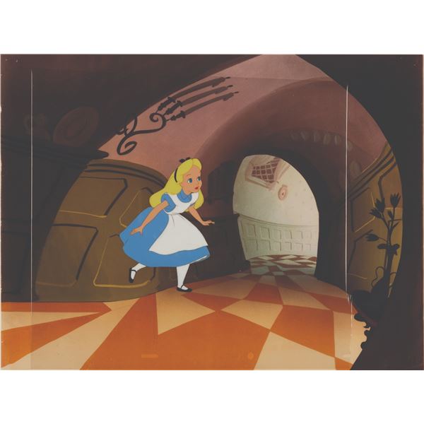 An Original Production Cel from  Alice In Wonderland. 