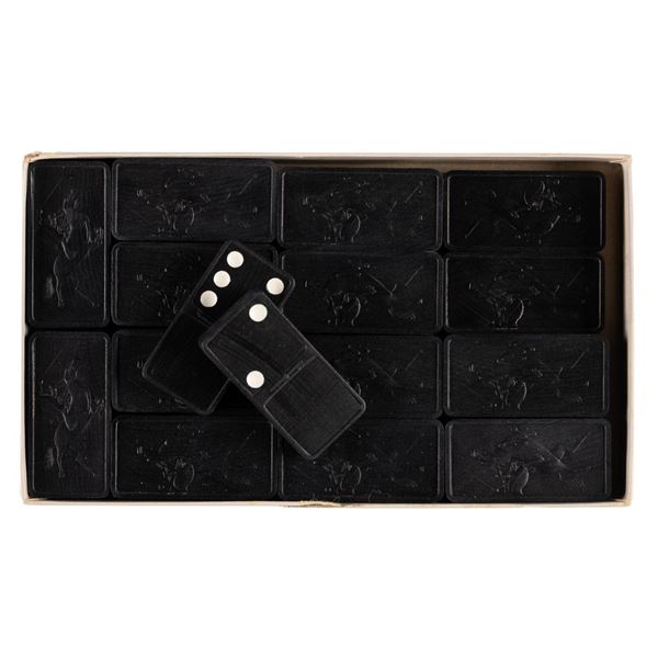 A 1957 Zorro Dominoes Set in Original Box.