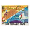 Image 11 : A Set of Walt Disney Bicycle Safety Study Prints.