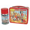 Image 1 : A "Disney Express" Lunch Box and Disneyland Thermos.