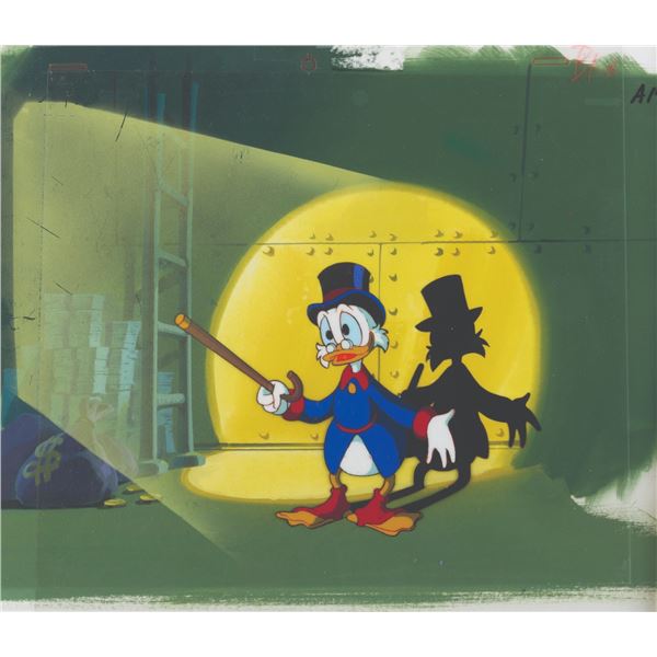 Original Cels and Background from DuckTales.