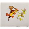 Image 1 : A Tigger and Rabbit Original Production Cel.