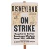 Image 2 : A Unique "Disneyland On Strike" Picket Sign.