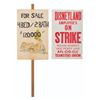 Image 4 : A Pair of Disneyland Employee Picket Signs.