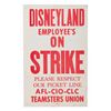 Image 6 : A Pair of Disneyland Employee Picket Signs.