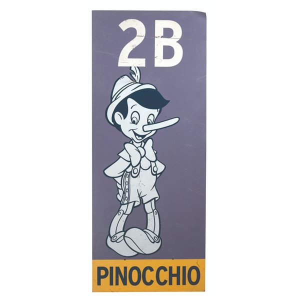 Pinocchio Sign A Disneyland Pinocchio Parking Lot Sign.