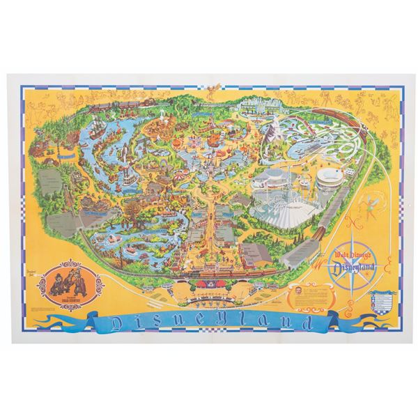 A 1972 Disneyland Souvenir Map.