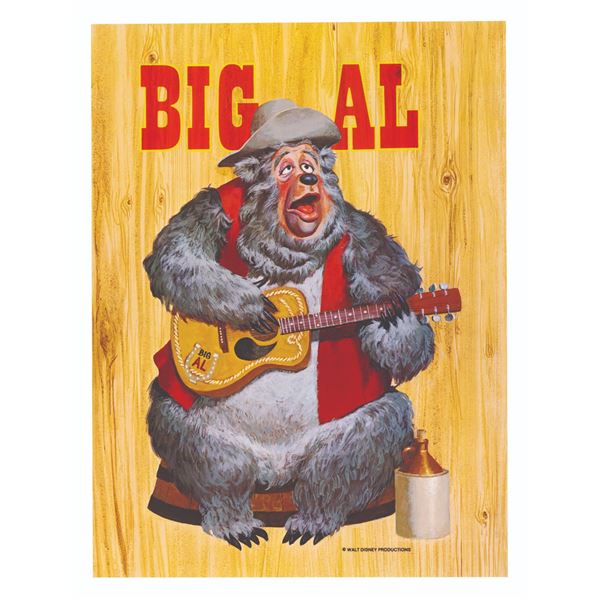 A Country Bear Jamboree Big Al Poster.