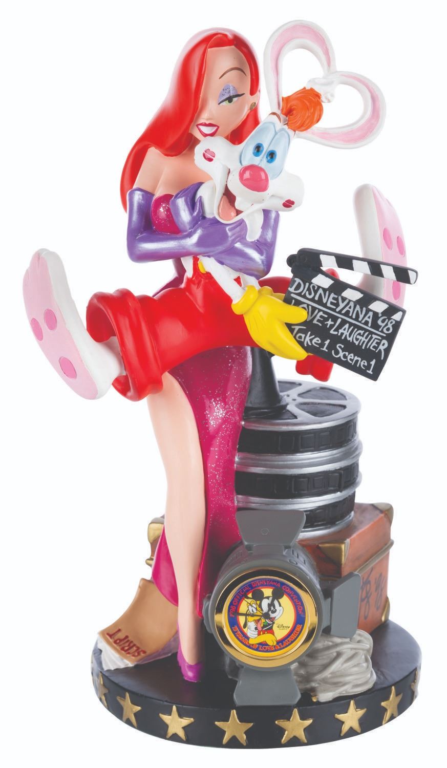 A Disneyana Convention Roger and Jessica Rabbit Clock. - Van Eaton ...