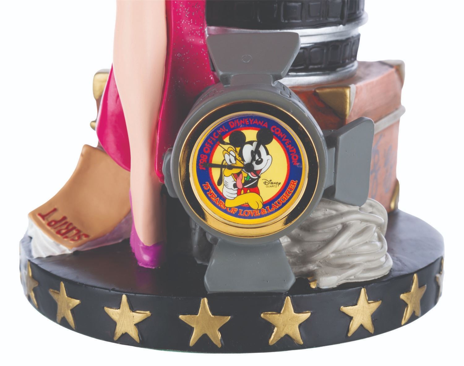 A Disneyana Convention Roger and Jessica Rabbit Clock.