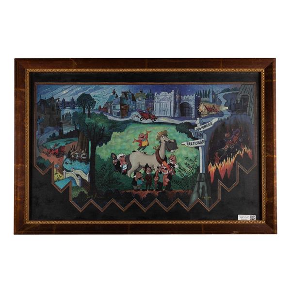 A Disney Gallery Mr. Toad Mural Print.