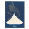 Image 1 : A Space Mountain Cast Inaugural Flight Plaque Gift.