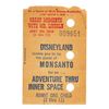 Image 1 : A Disneyland Inner Space and Lincoln Ticket Stub Set.