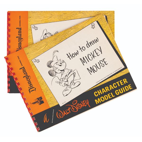 Character Model Disney A Pair of Walt Disney Character Model Guides.