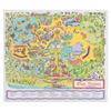 Image 1 : A 1971 Walt Disney World Magic Kingdom Souvenir Map.