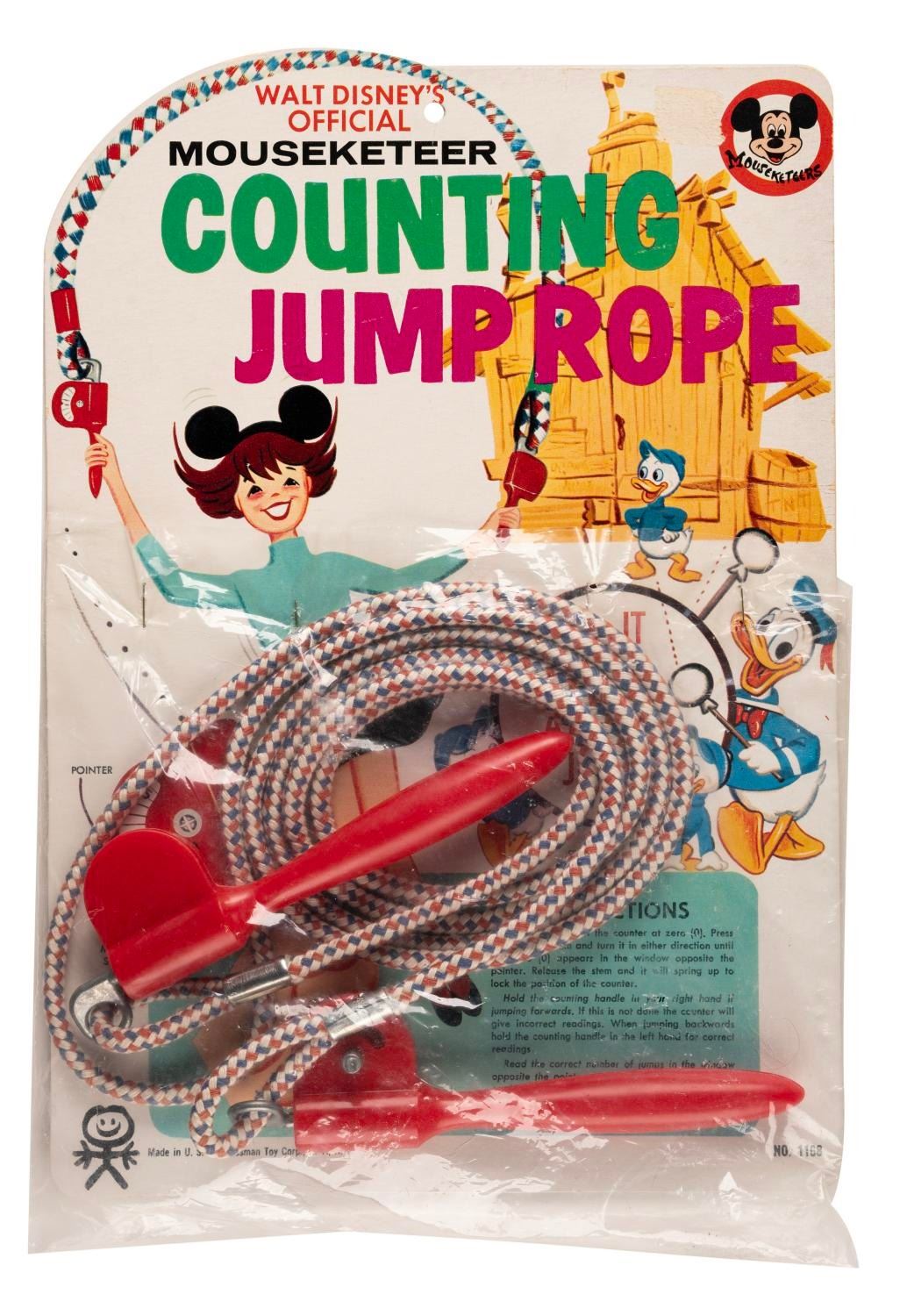 A Mickey Mouse Club Counting Jump Rope.