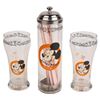 Image 1 : A Mickey Mouse Club Straw Disnpenser and Glasses.