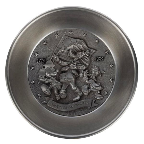 An America on Parade Pewter Plate.