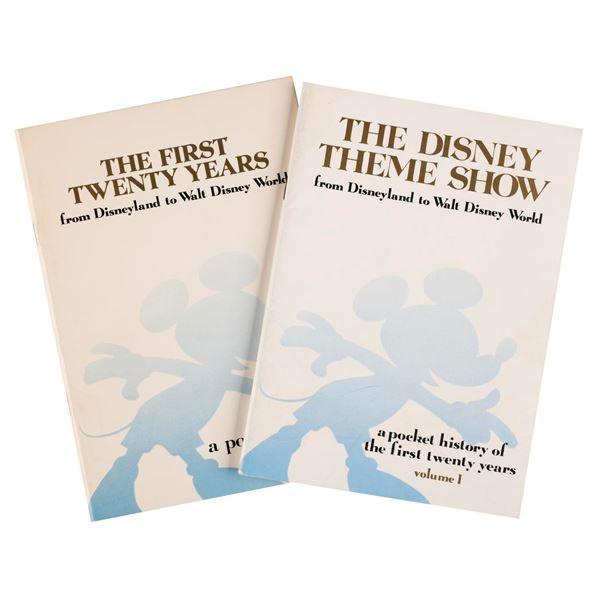 A Pair of Cast Member 20th Anniversary Booklets.