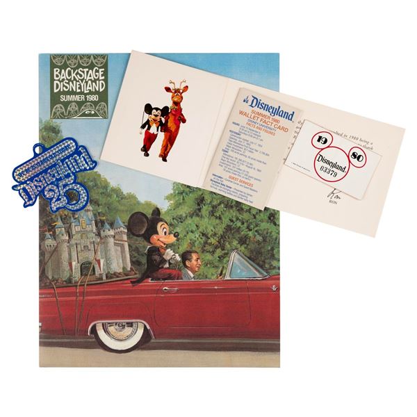 Disneyland 25th Anniversary Cast Member Memorabilia.