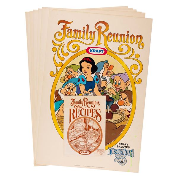 Kraft Disneyland 25th Family Reunion Display Posters.