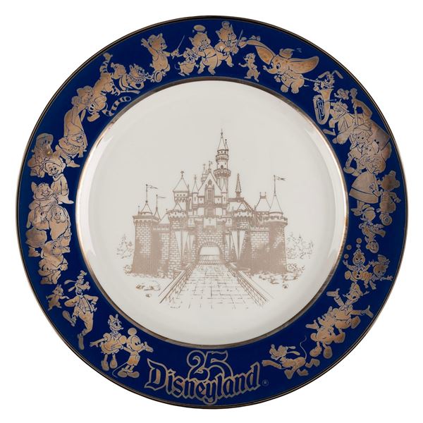 A Disneyland 25th Anniversary Plate.