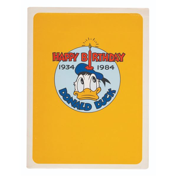 A Donald Duck 50th Birthday Press Kit.