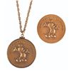Image 2 : A Walt Disney Productions 50th Medallion and Necklace.