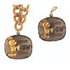 Image 1 : A Walt Disney Productions 50th Pendant and Bracelet.