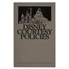 Image 1 : A 1988 Disney Courtesy Policies Cast Booklet.